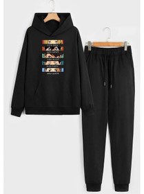 Resim Cosplay Haikyuu Baskılı Eşofman Takımı Siyah 