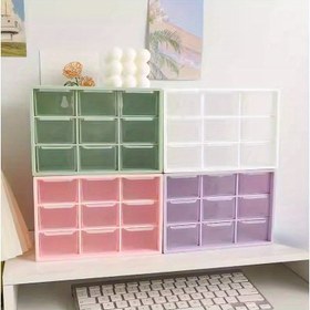 Resim 6/9 Çekmece Mini Düzenleyici Kutu - S/L Boyutu, 7 Renk Seçeneği - Takılabilir Plastik Depolama, Mücevher, Kırtasiye, Makyaj, El Sanatları ve Ofis Masası Temel Gereksinimleri için, Genişletilebilir Duvara Monte Düzenleyici, Ofis Masası Düzenleyici | Renkli Çekmece Kutusu | Takılabilir Düzenleyici Kutu, Masa Düzenleyici Depolama 