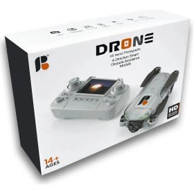 Resim Digi Monster R08-S Oas Çift Kameralı Katlanabilir Drone | Wifi Fpv Canlı Görüntü – Engel Sensörü – Optical Flow Sabitleme – 360° Takla – Headless Mod 