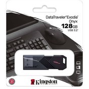 Resim Dtxon-128Gb 128Gb Portable Usb 3.2 Gen 1 Datatraveler Exodia Onyx Flash Bellek Kingston