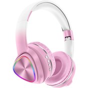 Resim Karler Bass NRZSNT Tune 650 BT RGB Kablosuz Kafaüstü Kulaklık (01647) - Pembe 