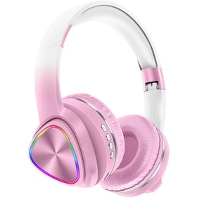 Resim Karler Bass NRZSNT Tune 650 BT RGB Kablosuz Kafaüstü Kulaklık (01647) - Pembe 