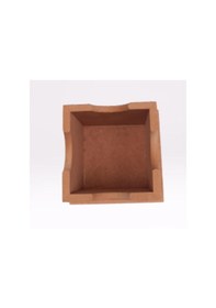 Resim Bengi Ticaret Ahşap Mdf Kare El Yapımı Dekoratif Masaüstü Kalemlik 