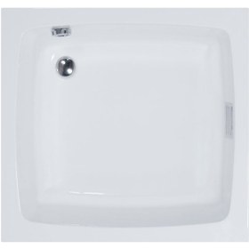 Resim Waterway Sunrise Mini Dikdörtgen Küvet 90x80 H:43 Gövde + Metal Ayak+ Dört Yön Panel 