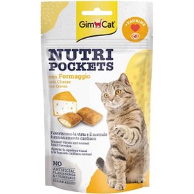 Resim Gimcat Nutri Pockets Kedi Ödülü Peynir Taurin 60 G 