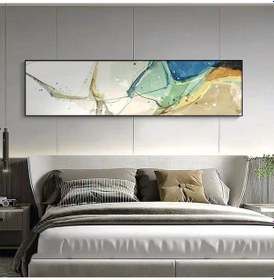 Resim Yatak Arkası El Yapımı Yağlı Boya Tablo 166x64cm 