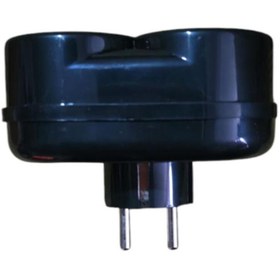 Resim ÖZEMEK DE-PA 4'lü Topraklı Golyat Fiş Priz - Priz Çoğaltıcı - Papatya - 10004 Siyah 