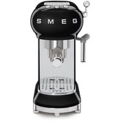 Resim Smeg ECF01BLEU Retro Siyah Espresso Makinesi Smeg