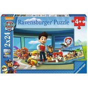 Resim Ravensburger 2x24 Parça Puzzle Paw Petrol Dedektifler 090853 