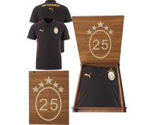 Resim Galatasaray Orijinal Puma A Takım 5 Yıldız Polo T-Shirt Ahşap Kutu Hediyeli 