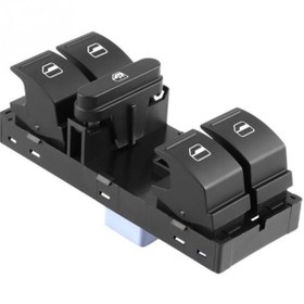 Resim Skoda SuperB 2008 - 2013 Sol Ön Dörtlü Cam Açma Düğmesi Bsg Marka 1Z0959858B 