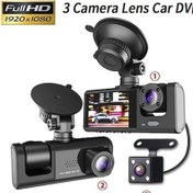 Resim Ankatek Araç İçi 4k Kamera 3 Lens 