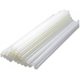 Resim İnce Çubuk Mum Silikon 80 Adet Şeffaf Sıcak Silikon 