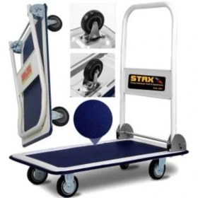 Resim Staxx Power Koli Yük Paket Taşıma El Arabası STX-175H 175 kg Kapasiteli Katlanır Tablalı 