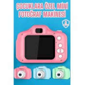 Resim Gizmur Store Çocuk Kamerası Dijital 1080P Hd Kaliteli Mini Fotoğraf Makinesi Profesyonel 