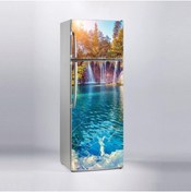 Resim Jasmin2020 Buzdolabı Sticker Kaplama Etiketi 3d Şelale 
