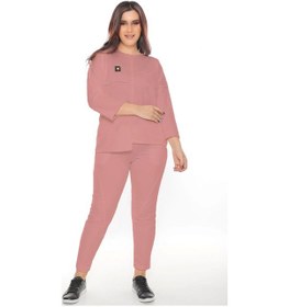 Resim Lady Majestic Cotton 1. Kalite Büyük Beden Özel Tasarım Eşofman Takımı A.mercan Mercan 