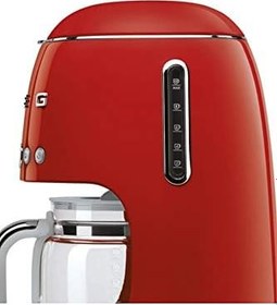 Resim SMEG DCF02RDEU Filtre Kahve Makinesi 50’S Style - Kırmızı 