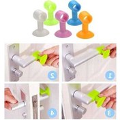 Resim Fastbuy Gürültü Giderici Beyaz Yuvarlak Delikli Kapı Kolu Yasaklama Yastığı, Duvarı Ve Kapıyı Korur, Ses Engelleme Fonksiyonu 