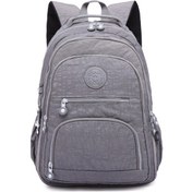 Resim Sones Sırt Çantaları Okul Sırt Çantası Genç Kızlar İçin Kadın Dizüstü Bilgisayar Çantası Seyahat Çantası, Boyut: 31x14x42cm T0989 Gri Diğer 