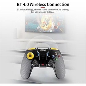 Resim Lemestar İpega Pg-9116 Kablosuz Bt 4.0 Oyun Kolu, Led Tuşlar, Telefon Tutucu, Duyarlı Rocker İle Android/ios Uyumlu 