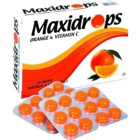 Resim Maxidrops Pastıl Portakal Ve C Vitaminli 24'Lü 