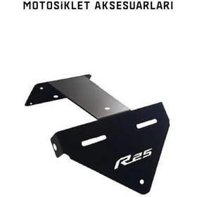 Resim YAMAHA R25 KATLANMAZ PLAKALIK SİNYAL BAĞLANTILI 2014 / 2024 UYUMLU 