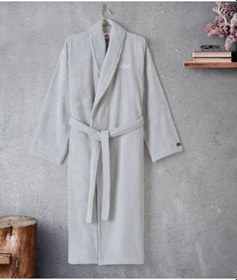 Resim Cotton Box Tek Kişilik Bornoz Wellness Stone Gri S-m Gri 