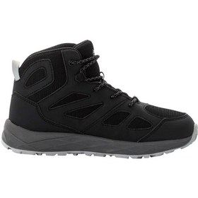Resim Jack Wolfskin Woodland 2 Texapore Mid Çocuk Outdoor Bot Renkli Antrasit 