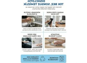Resim Hakay Renkli Desenli Isveç Bezi - 3'lü Paket, Tekrar Kullanılabilir 