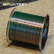 Resim SIIUATIONA 500m/546YDS Monster Fluorokarbon Kaplı Balıkçılık Hattı - Ultra Yumuşak Naylon Ana Hattı, Büyük Balıklar İçin Ultra Esnek Balıkçılık Hattı, Çok Renkli Çizgilerle Şeffaf Ana Hattı, Dayanıklı ve Yüksek Performanslı Balıkçılık Hattı, Balıkçılık Hattı Aksesuarları, Şeffaf Çizgiler 