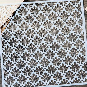 Resim DIY Delight, Japon Çiçek Desenli Şablon DIY El İşleri, Scrapbooking, Kart Yapımı & Dekor için - Dayanıklı Plastik Kabartma Şablonu 