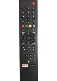 Resim Arçelik Altus Uyumlu Grundig Beko Netflix Tuşlu Led Tv Kumanda 