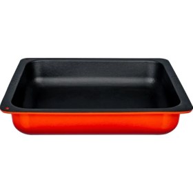 Resim Lava Döküm Gn 2/3 Gastronorm Küvet, Iç Renk Siyah, Ölçü 35X32CM - Kırmızı 