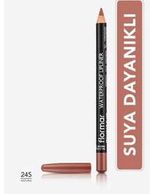 Resim Flormar Waterproof Lipliner Sudan Etkilenmeyen Dudak Kalemi 245 Natural 