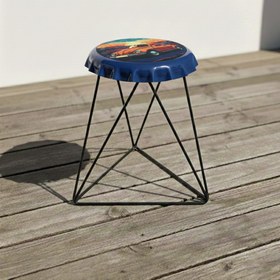 Resim Beetle Metal Tabure 