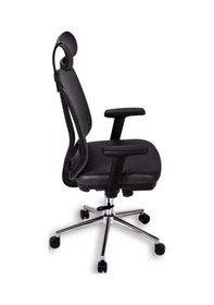 Resim Ofisbazaar Up Deri Yönetici Koltuğu Ergonomik Ve Modern Tasarım Martin 06- Gri Deri Gri 