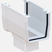 Resim Hakan Plastik Köşeli Manşet İniş PVC Oluk 