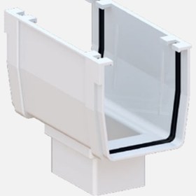 Resim Hakan Plastik Köşeli Manşet İniş PVC Oluk 