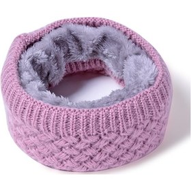 Resim Gajeena Kış Sporları Dış Etkinlikleri İçin Isı Sağlayan Pembe Polyester Oynar Kollu Boyunluk Pembe 