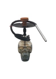 Resim Gala Büyük Kuru Kafa Nargile Seti Takımı 