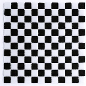 Resim Mutfak Tezgah Arası, Havuz, Banyo, Sauna, Spa, Iç ve Dış Dekorasyonda Tüm Yüzeyler Için, 25X25MM. Beşiktaş 31.5X31.5CM. Fileli Cam Mozaik. (10 File Karo = 1 M2 Fiyatıdır ) 