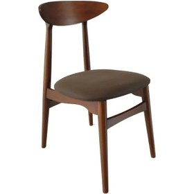 Resim Dora Ahşap Sandalye Ceviz 