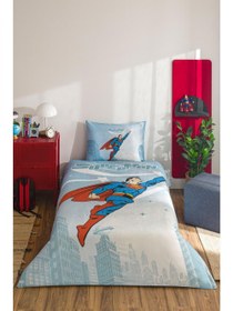 Resim Özdilek Suparman Hero Tek Kişilik Disney Nevresim Takımı Mint 
