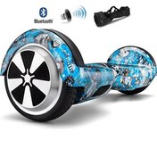 Resim Smart Scooter Elektrikli Kaykay Bluetooth Speakerlı Desen 20 Hoverboard - Çanta Hediyeli Smart Balance