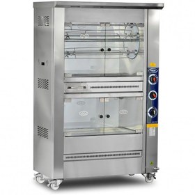 Resim Pimak Doğalgazlı Piliç Makinesi 5+5 Şiş 20 + 20 Piliç 