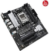 Resim ASUS PRIME B650M-A II AMD B650 AM5 DDR5 6400 USB3.2 AURA RGB 2.5Gbit LAN mATX 