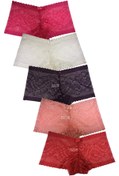 Resim CottonStar Kadın Dantelli Şort 5'li Mix Paket 