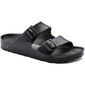 Resim Birkenstock Siyah Erkek Terlik Çift Bantlı Arizona Eva 0129421 