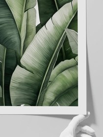 Resim Muz Ağacı - Art Print - 50x70 cm 